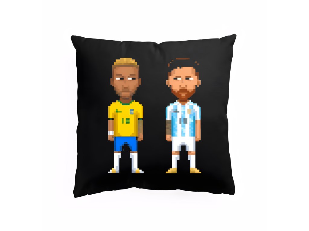 Pixel Rivals Neymar vs Messi vankúš