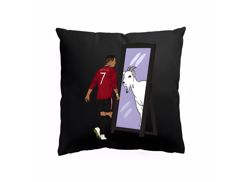 Ronaldo Vankúš vidí kozu v zrkadle
