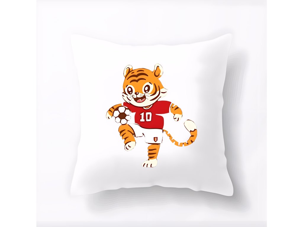 Roztomilý tiger strelec vankúš