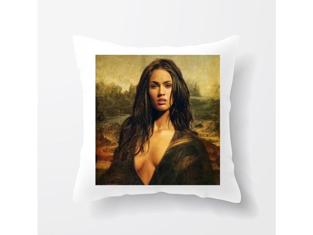 Megan Fox zdobený vankúš