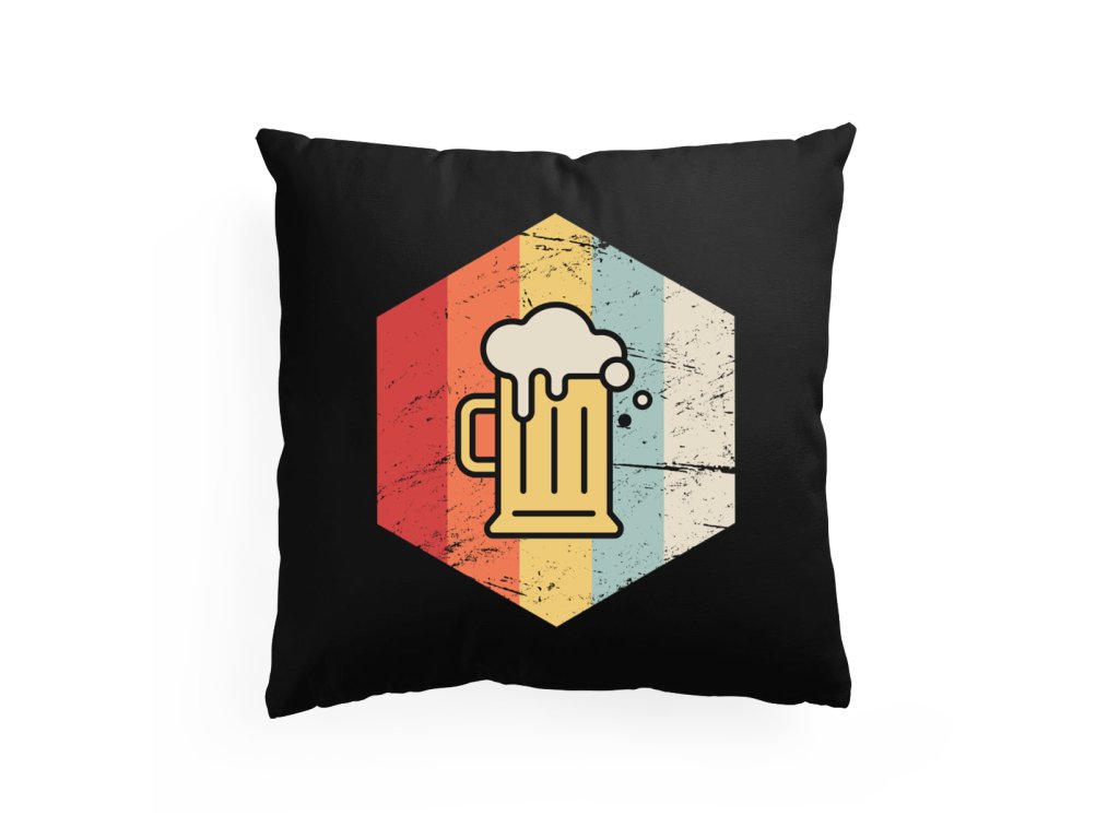 Vankúš retro pivo