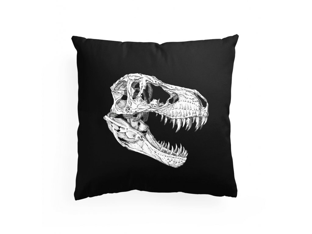 Vankúš T-rex lebka