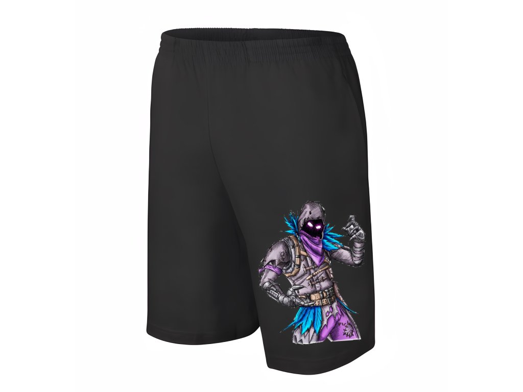Pánske/detské šortky Raven - Fortnite Skin