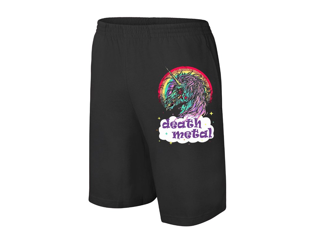 Pánske/detské šortky Death Metal Unicorn