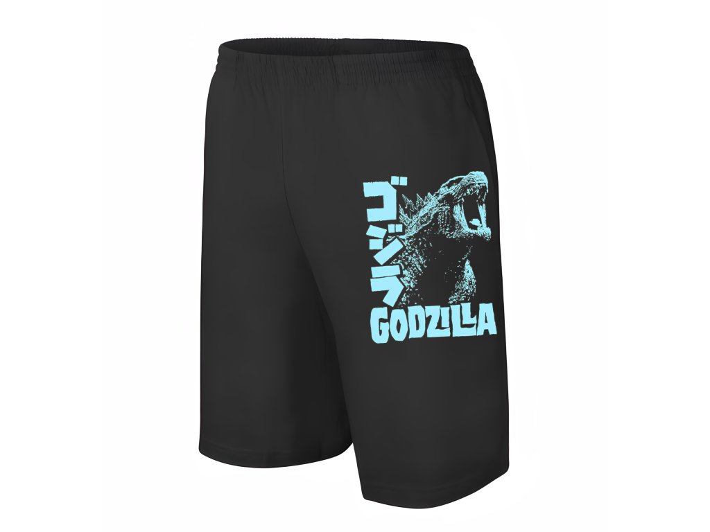 Pánske/detské šortky Godzilla Attacks - Odvážiš sa zobudiť beštiu