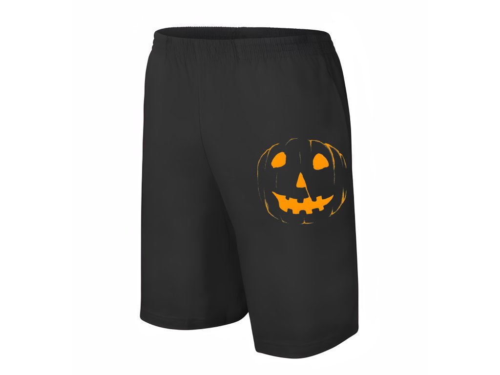 Pánske/detské šortky s výstrihom na Halloween