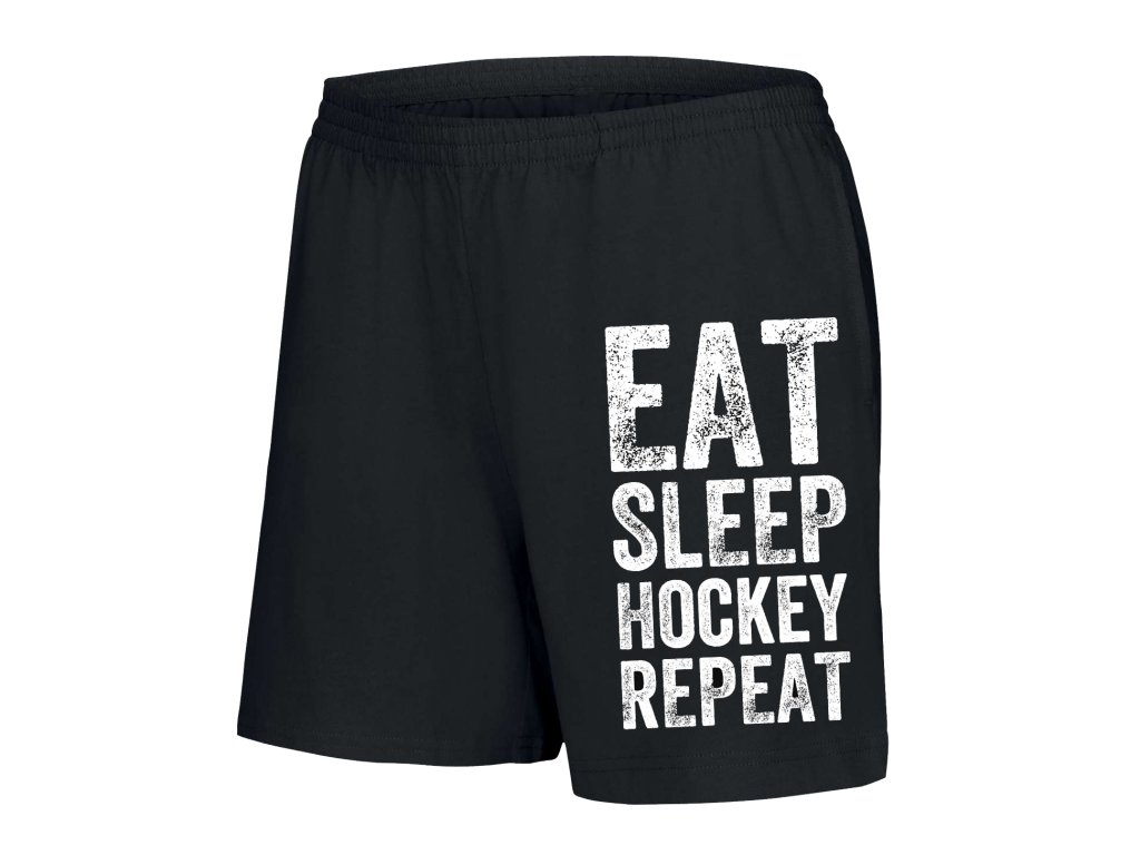 Dámske šortky Eat Sleep Hockey and Again
