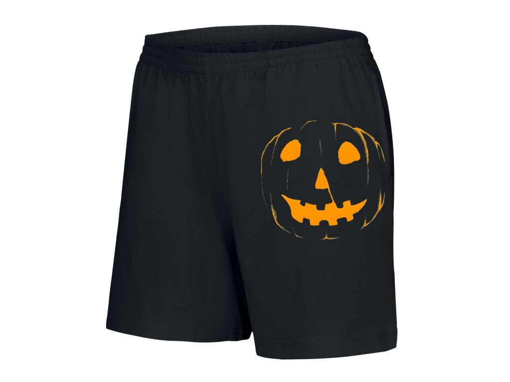 Dámske šortky s výstrihom na Halloween
