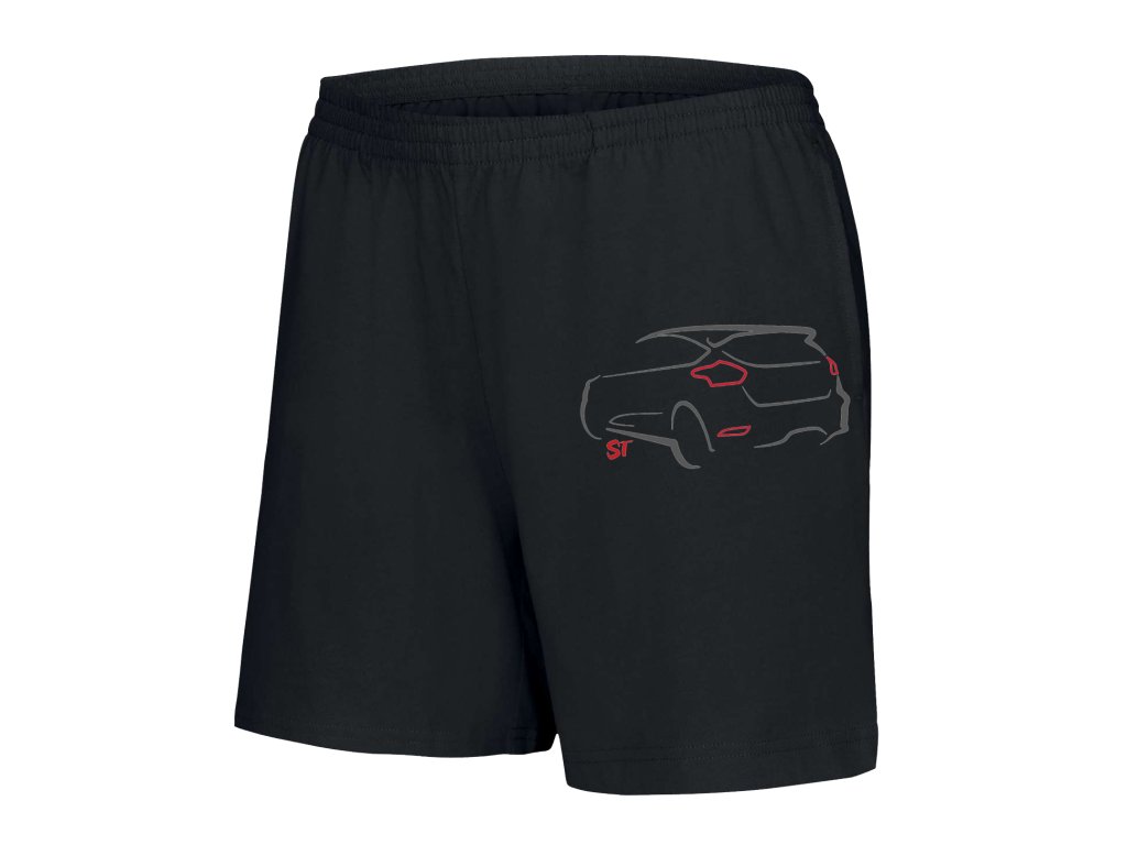 Dámske šortky ST raketa v čistých líniách! Minimalizmus pre Ford fanúšikov
