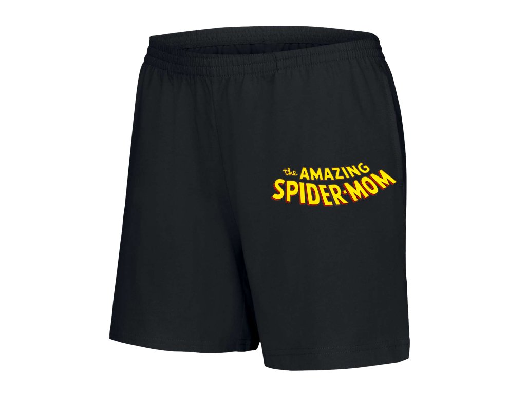 Dámske šortky Úžasná Spider-Mama