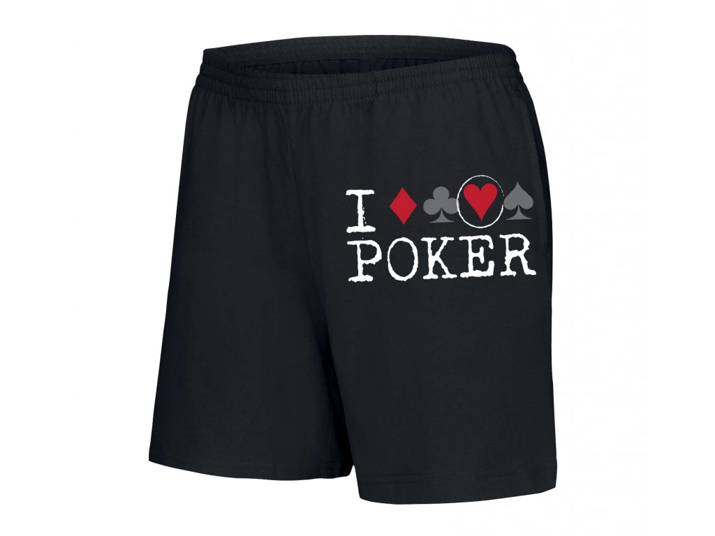 Dámske šortky I Love Poker