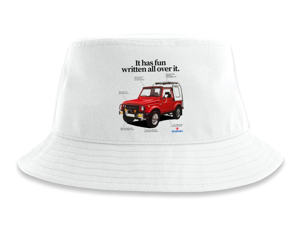 Suzuki Samurai čiapka - Malý kráľ offroadu