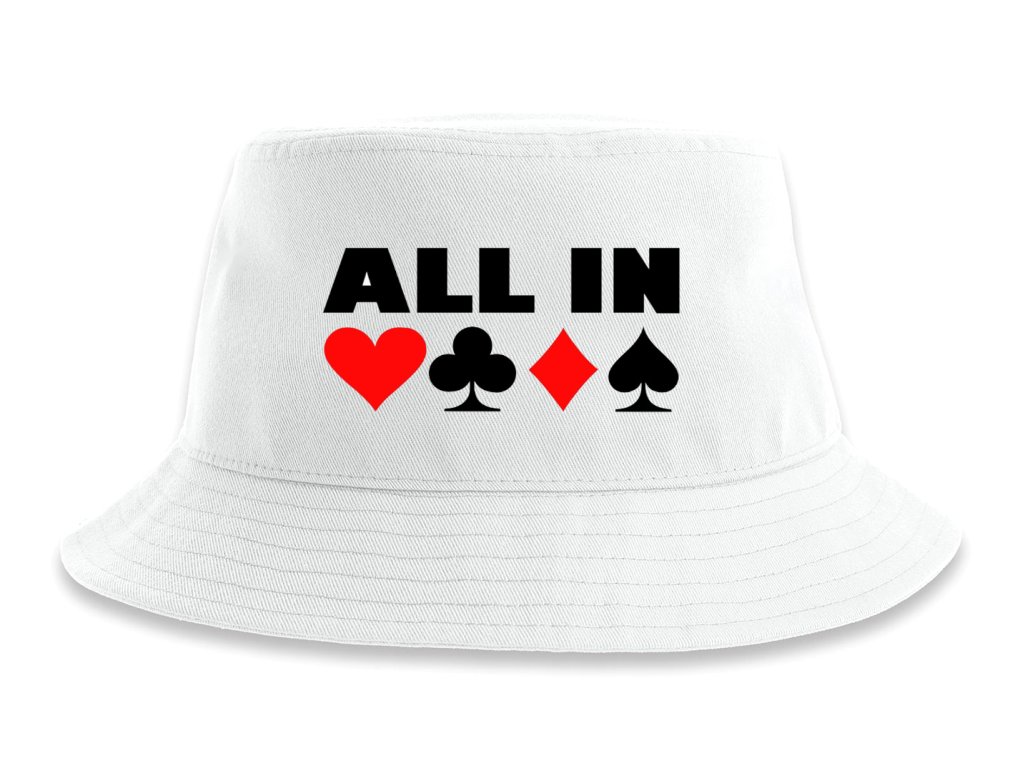 ALL IN pokerový klobúk