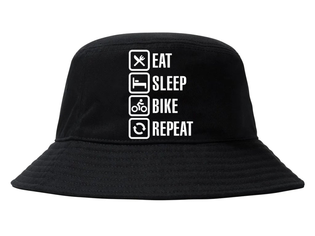Klobúk Eat Sleep Motorcycle Repeat