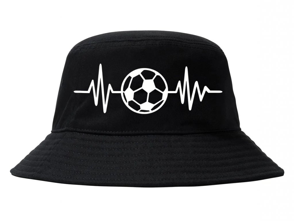 Futbalový tep srdca čiapka
