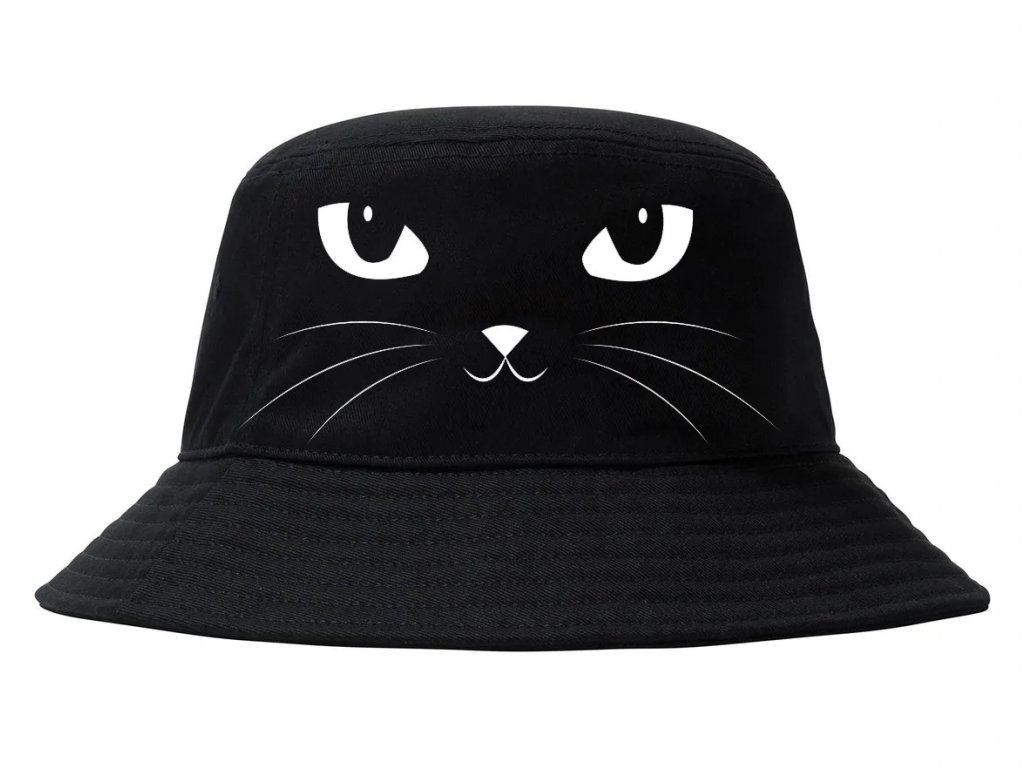 Čierna mačka šiltovka