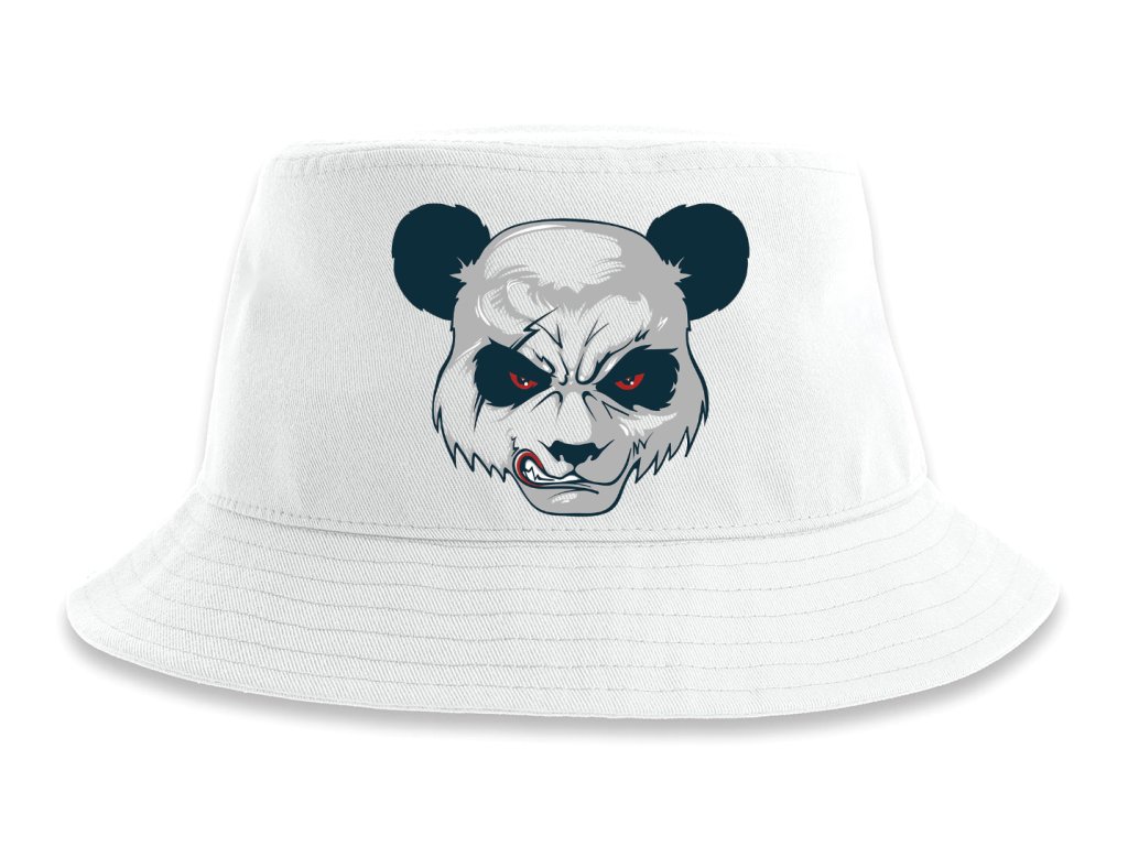 Nahnevaná panda šiltovka