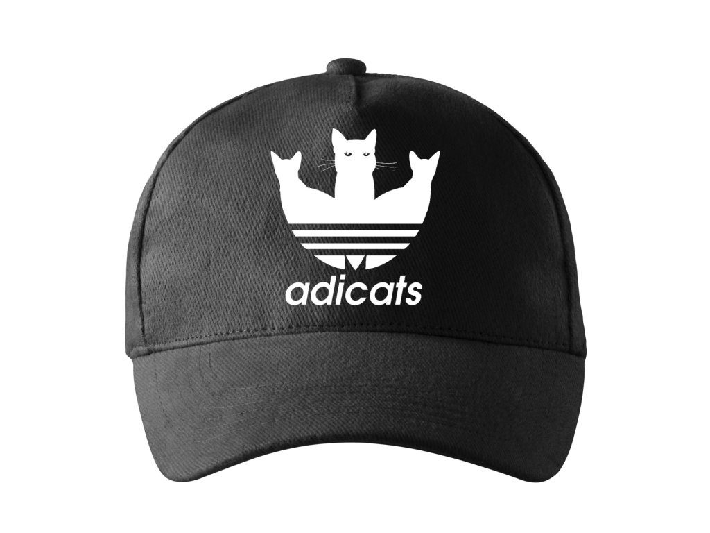 Adicats šiltovka Adidas paródia