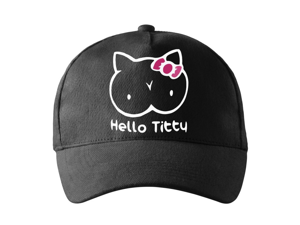 Hello Kitty parodická šiltovka