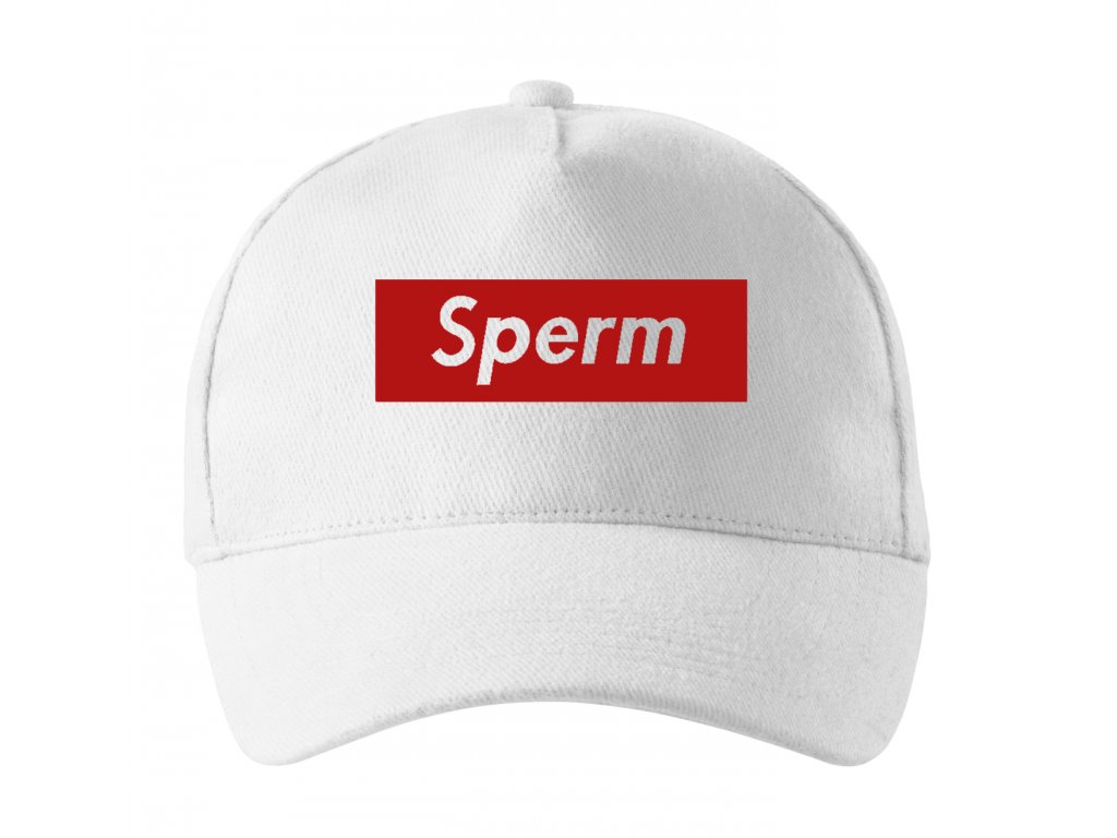 Supreme Sperm paródia šiltovka