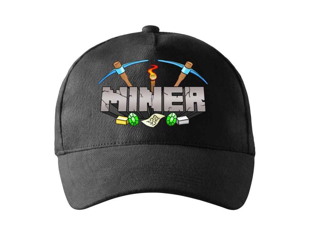 Kšiltovka Minecraft - Miner