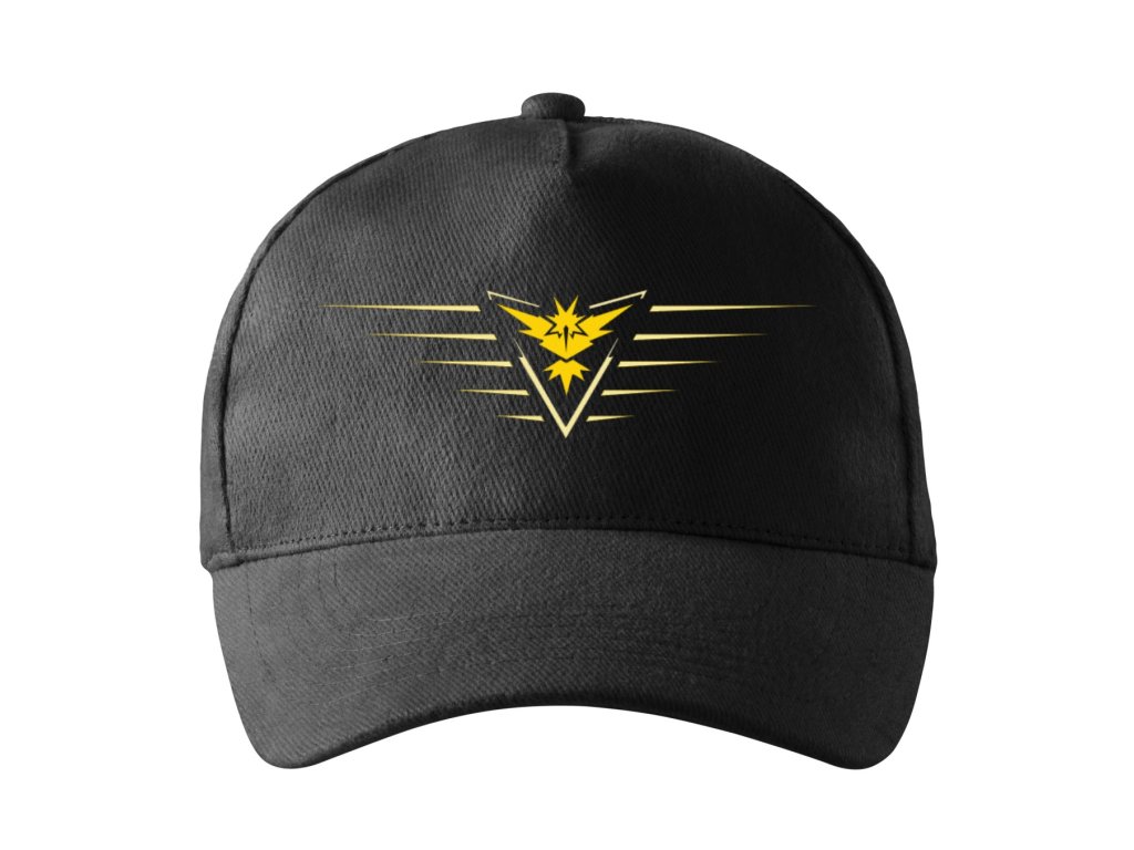 Team Instinct Pokémon Go šiltovka