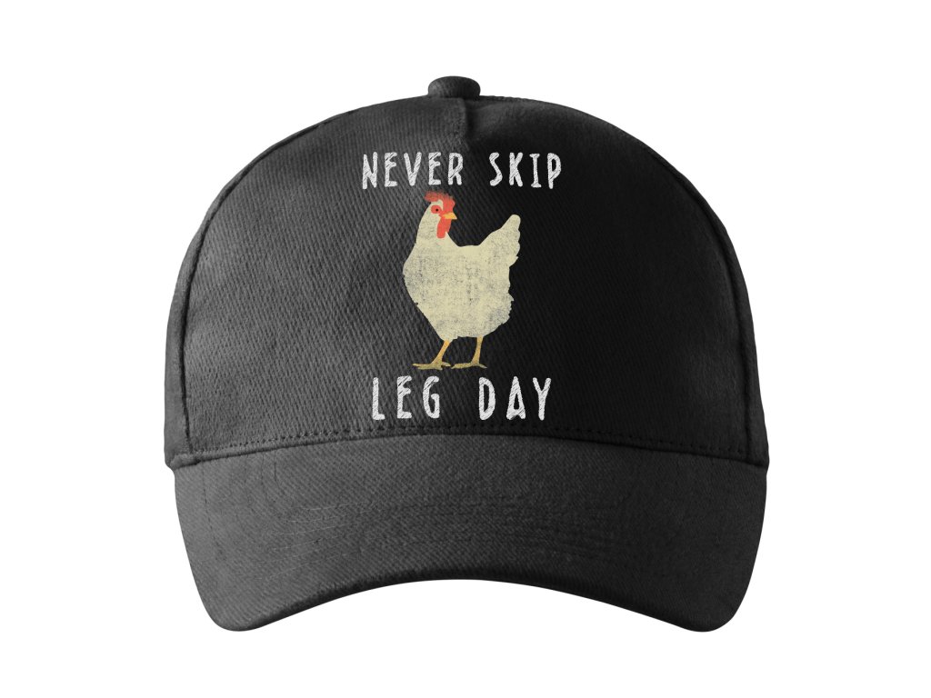 Nikdy nevynechaj leg day čiapka