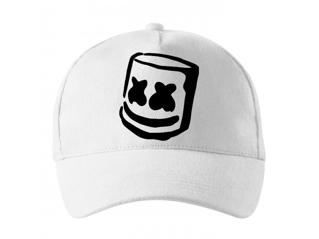 Marshmello smajlík šiltovka