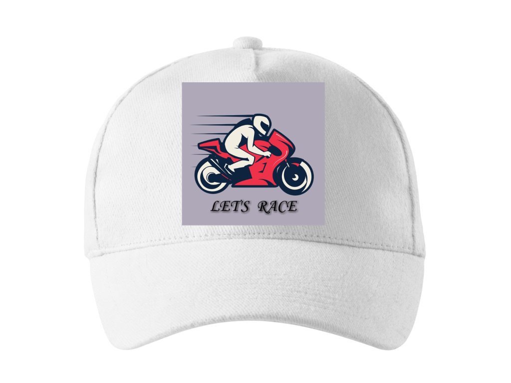 Motocyklový pretekár šiltovka