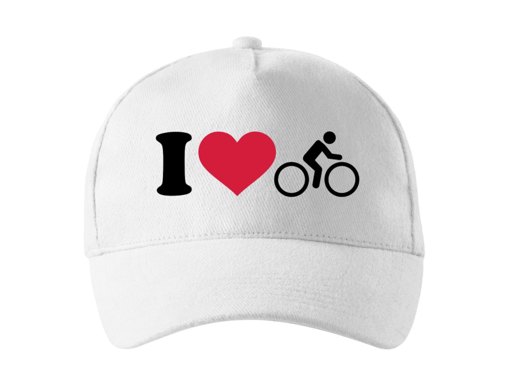 Šiltovka, milujem bicyklovanie