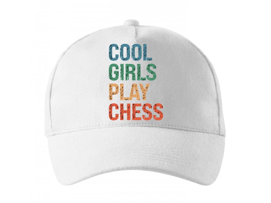 Čiapka Cool dievčatá hrajú šach