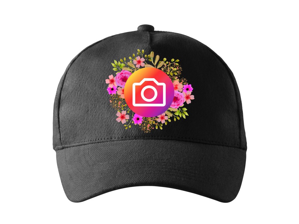 Instagram kvetinová čiapka