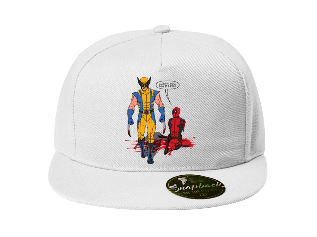 Snapback šiltovka Wolverine 1 - Deadpool 0