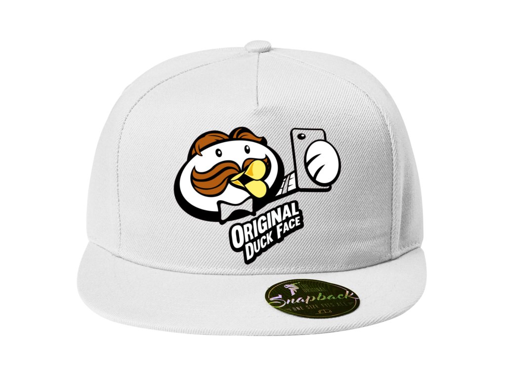 Snapback kačacia tvár Pringles