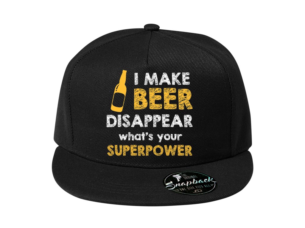 Snapback Watch Odstránim pivo, a aká je tvoja superschopnosť?
