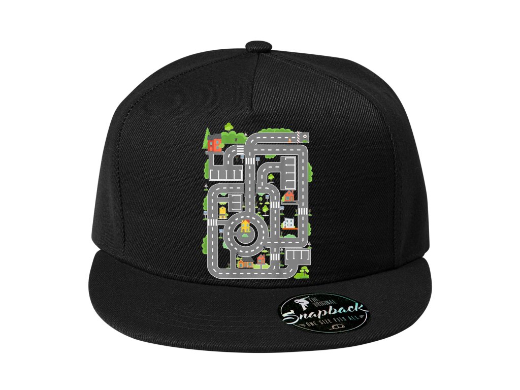 Snapback City Roads - Veselá cestovná grafika na cesty