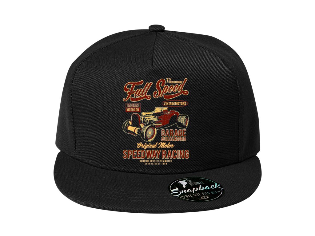 Snapback Veterán motorky a vôňa benzínu