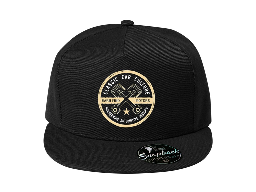 Snapback čiapka, záchrana automobilových pokladov
