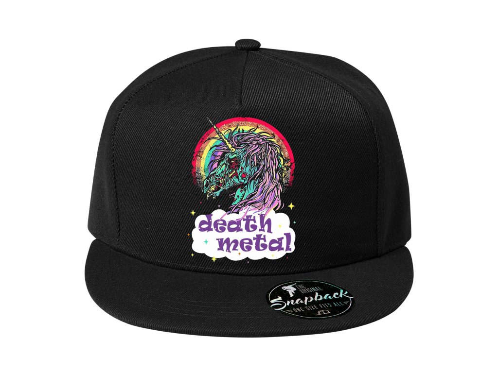 Snapback Death Metal Unicorn