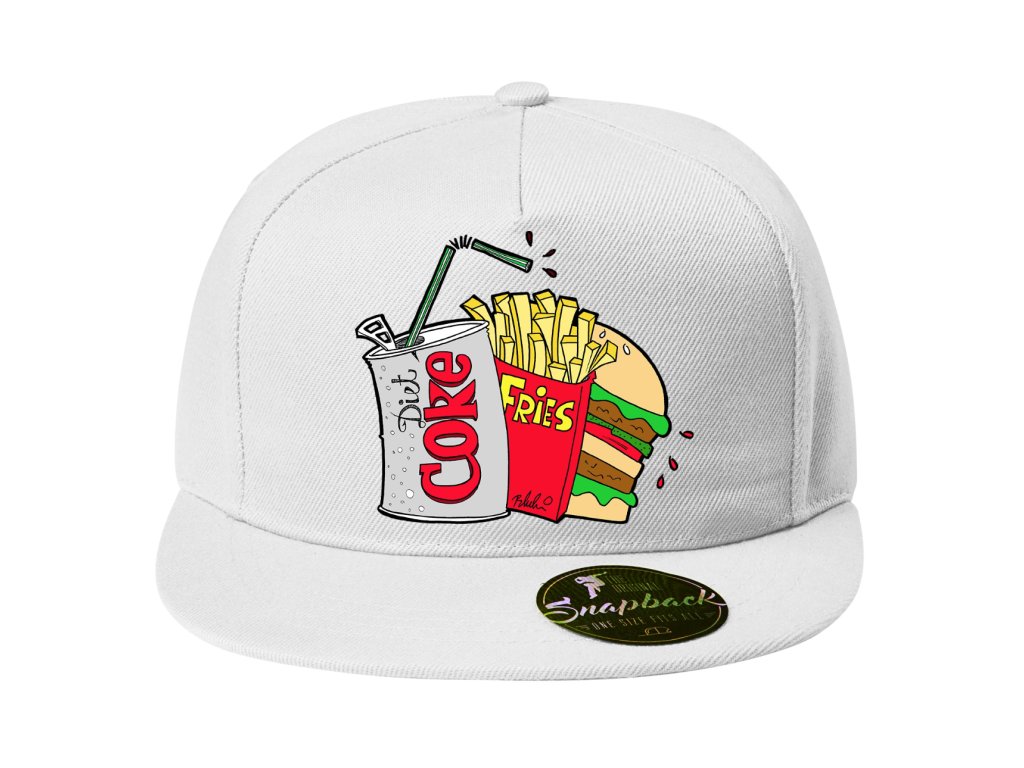 Snapback Cola hamburger s hranolkami