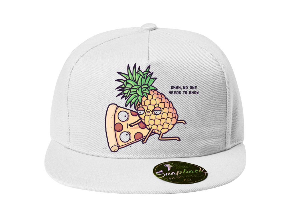 Snapback pizza a ananás
