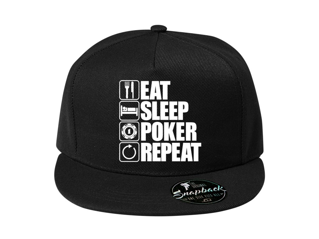 Snapback Eat, Sleep, Poker, Repeat