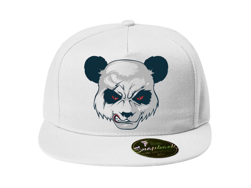 Nahnevaná panda čiapka