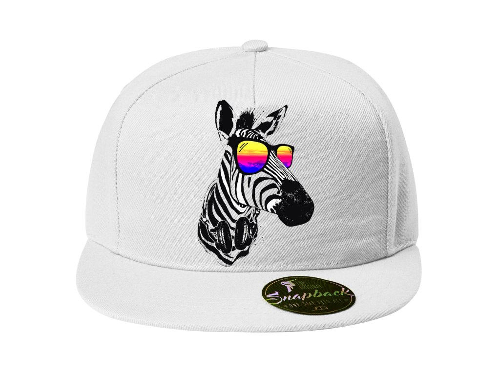 Snapback Zebra čiapka