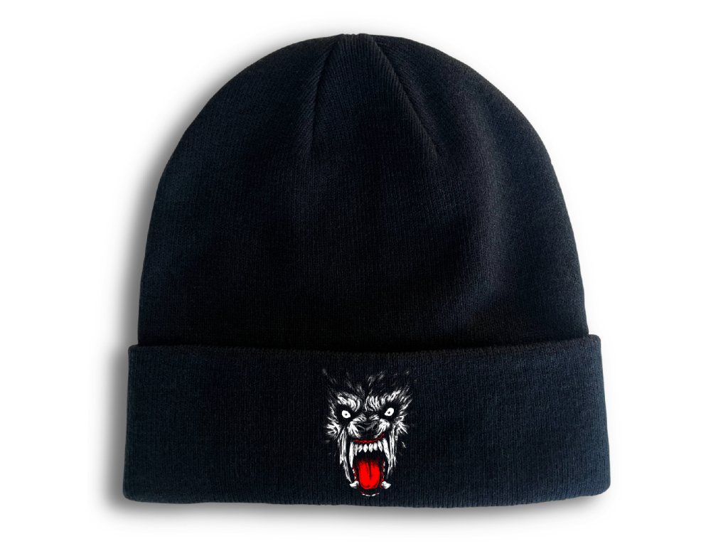 Pletená zimná čiapka Vlčí hnev