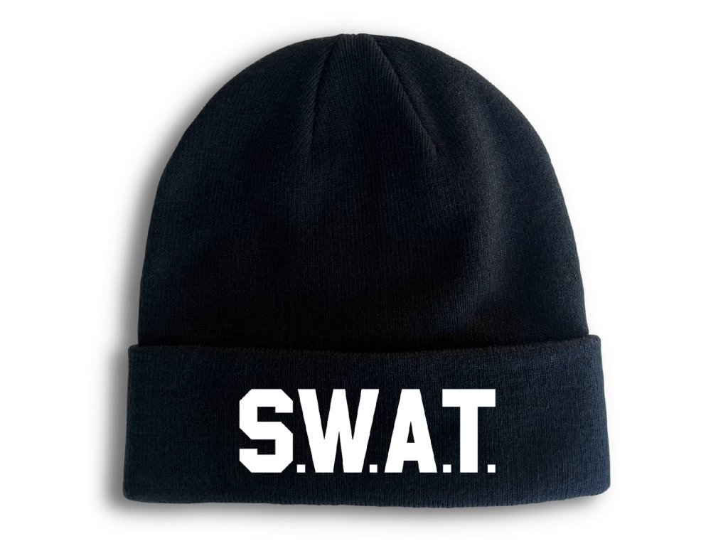 Zimná pletená čiapka SWAT