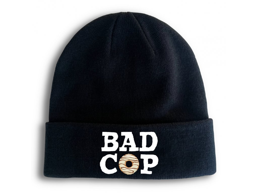 Zimná pletená čiapka Bad Cop