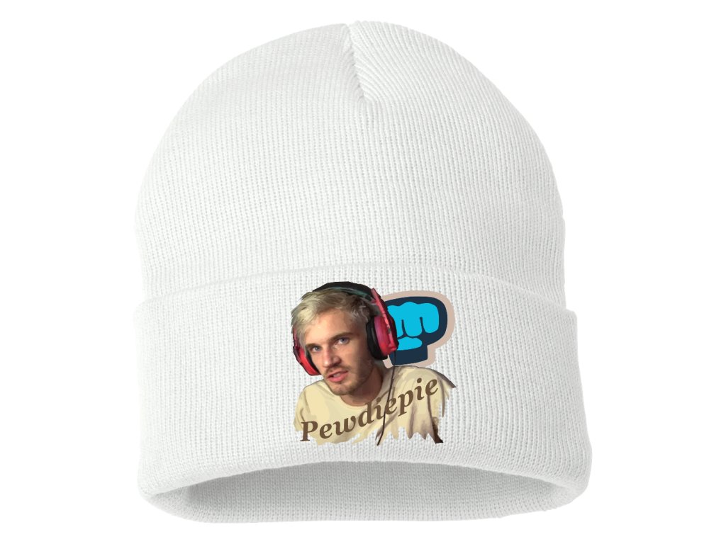 Pewdiepie Brofist pletená zimná čiapka