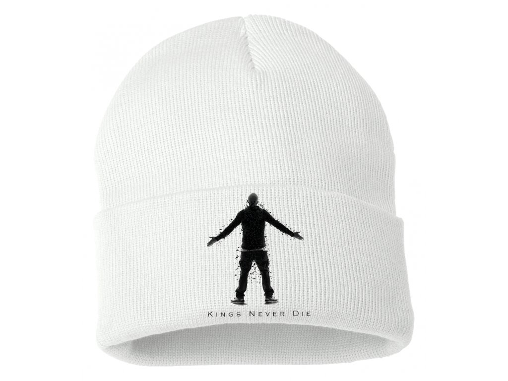 Pletená zimná čiapka Eminem králi nikdy nezomierajú