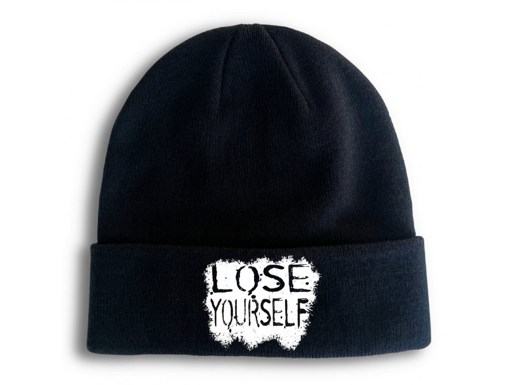 Eminem Lose Yourself pletená zimná čiapka